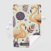 Vintag Flamingo Seamless Golfhandtuch (Insitu)