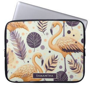 Vintag Flamingo Seamless Laptopschutzhülle