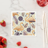 Vintag Flamingo Seamless Serviette (Beispiel)