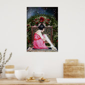 Vintag Flapper Christmas Poster (Küche)