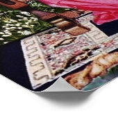 Vintag Flapper Christmas Poster (Ecke)