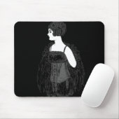 Vintag Flapper Corset Mousepad (Mit Mouse)
