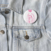 Vintag Flapper Corset Pink Button (Beispiel)
