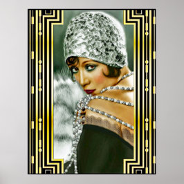 Vintag Flapper Poster