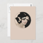Vintag Flapper Postkarte (Vorne/Hinten)