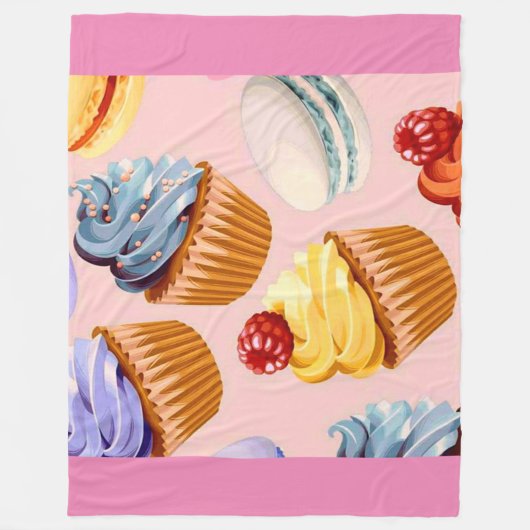 Vintag Fleecedecke (Vorderseite)