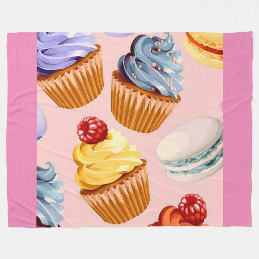 Vintag Fleecedecke (Vorderseite (Horizontal))