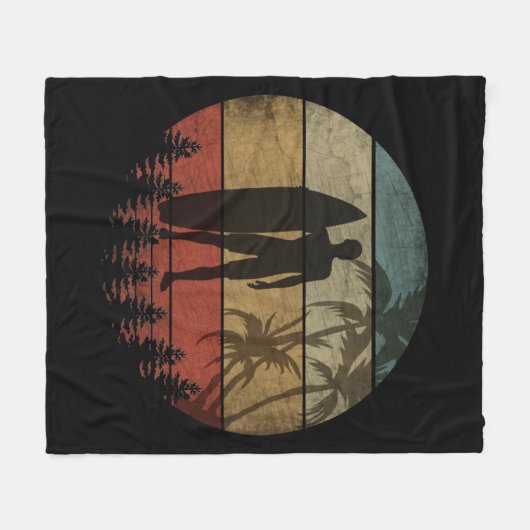 Vintag Fleecedecke (Vorderseite (Horizontal))