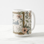 Vintag Flora Faith Kaffeetasse (VorderseiteRechts)