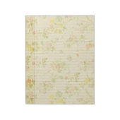 Vintag Floral Boho Stationery Notepad Notizblock (Rotiert)