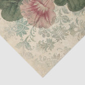 Vintag floral Botanisch Seidenpapier (Ausschnitt)