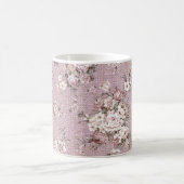 Vintag Floral Bouquet Lavender Lila Kaffeetasse (Mittel)