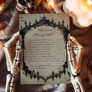 Vintag Floral Gothic Wer Mommy Best Game kennt