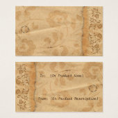 Vintag Floral Hang Tag (Vorne & Hinten)