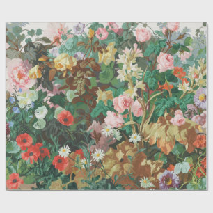 Vintag Floral Jardin d'Hiver von Edouard Müller Geschenkpapier