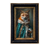 Vintag Floral King Fox Decoupage Seidenpapier