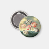 Vintag Floral Magnet (Vorderseite/Rückseite)
