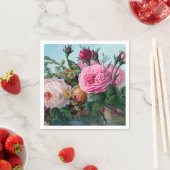 Vintag Floral Napkin Serviette (Beispiel)