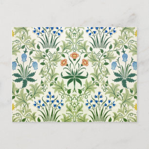 Vintag Floral Pattern Fine William Morris Postkarte