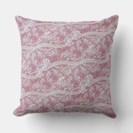 Vintag Floral Pink White Blume John Henry Dearl Kissen