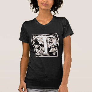Vintag Floral "T" Gerahmt - Shirt
