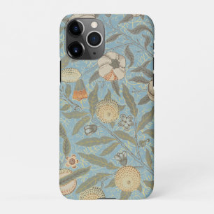 Vintag Floral William Morris Frucht Blauer Blume iPhone 11Pro Hülle