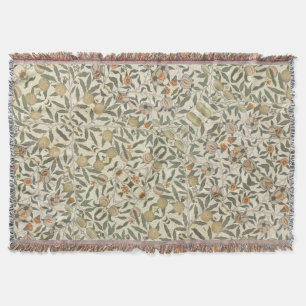 Vintag Floral William Morris Fruit Decke