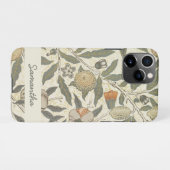 Vintag Floral William Morris iPhone Hülle (Rückseite (Horizontal))