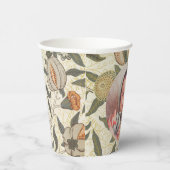 Vintag Floral William Morris Pappbecher (Rechts)