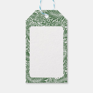 Vintag Floral William Morris Willow Bough Green Geschenkanhänger