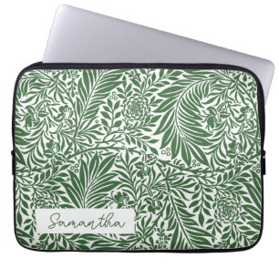Vintag Floral William Morris Willow Bough Green Laptopschutzhülle
