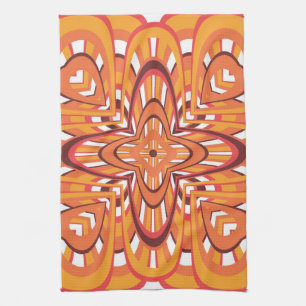 Vintag florale Retro nahtlos Handtuch