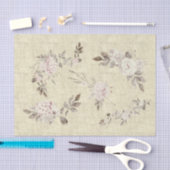 Vintag florale rustikale seidenpapier (Handwerk)