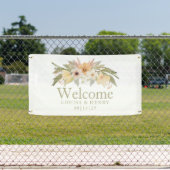 Vintag Florals Begrüßungsbanner Banner (Insitu)