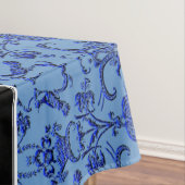 Vintag Florentine Damask (blau) Tischdecke (Beispiel)