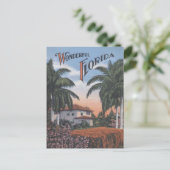 Vintag Florida Broschüre Postkarte (Stehend Vorderseite)