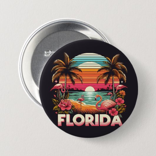 Vintag Florida Button (Vorne & Hinten)