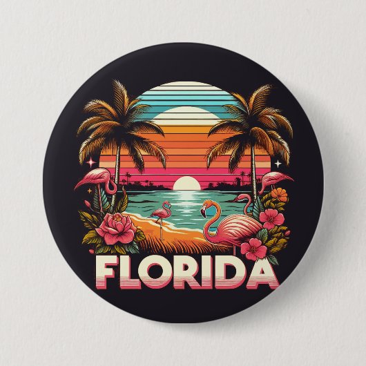 Vintag Florida Button (Vorderseite)