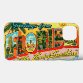Vintag Florida Case-Mate iPhone Hülle (Rückseite (Horizontal))