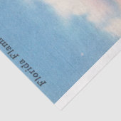 Vintag Florida Flamingos Seidenpapier (Ausschnitt)