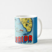 Vintag Florida Greetings Florida Tasse (VorderseiteRechts)