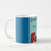 Vintag Florida Greetings Florida Tasse (Links)