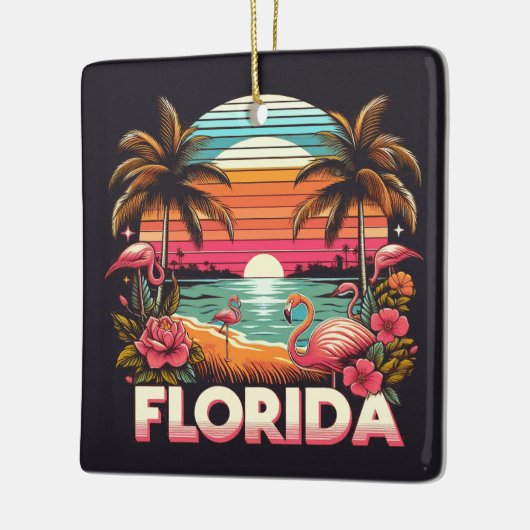 Vintag Florida Keramikornament (Links)