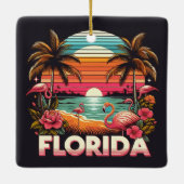 Vintag Florida Keramikornament (Rückseite)