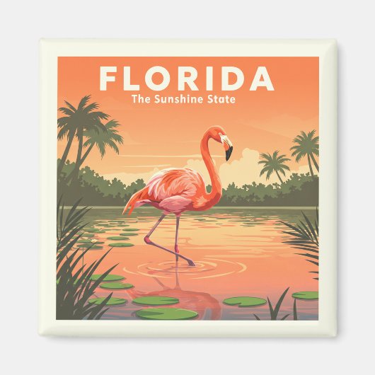 Vintag Florida Magnet (Vorne)