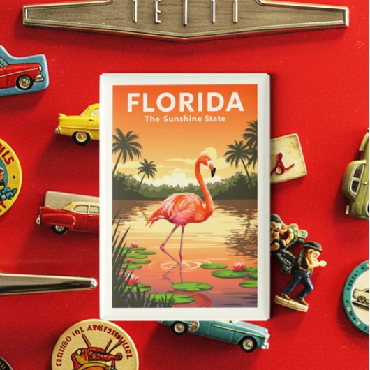 Vintag Florida Magnet