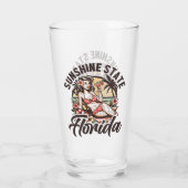 Vintag Florida Pinup Glas (Rückseite)