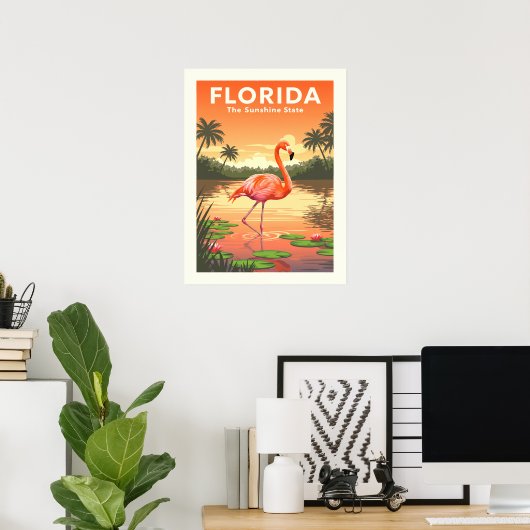 Vintag Florida Poster (Heimbüro)