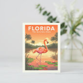 Vintag Florida Postkarte (Stehend Vorderseite)