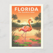 Vintag Florida Postkarte (Vorderseite)